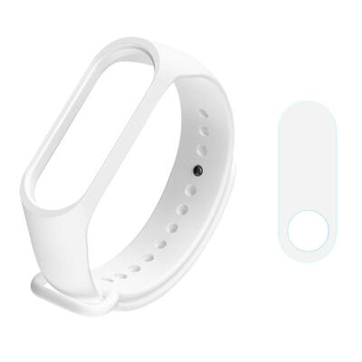 

ENKAY Silicon Pure Color Wrist Strap TPU Protective Film for Smartband