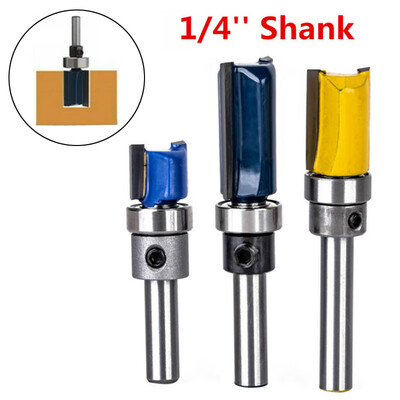 

3pcs Set 14 Inch Shank Router Bit Carbon Steel Handle Woodworking Cutter Tool