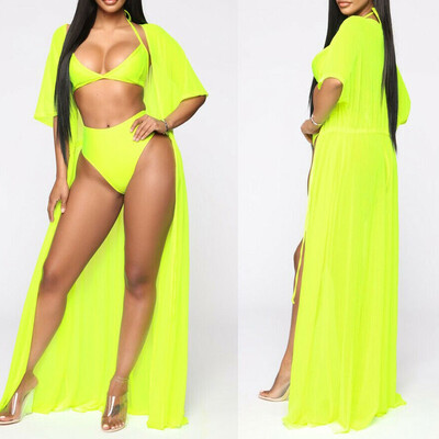 

Women Summer Chiffon Bikini Cover Up Swimwear Bathing Suit Beach Dress Long Maxi