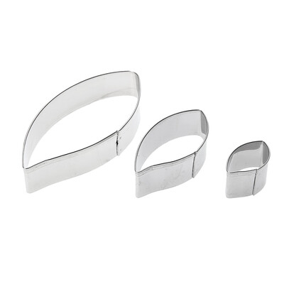 

3pcsset Metal Cookie Cutters Biscuit Mold Leaves Fondant Cake Mould
