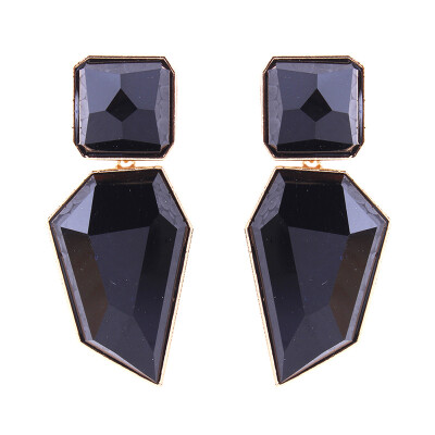 

Solememo 2018 Temperament simplicity Earrings Irregular Geometric Earrings Summer Resin Fashion Women Gift Earrings E3153