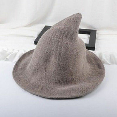 

Modern Witch Hat Made From High Quality Sheep Wool Halloween Party Witch Hats