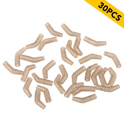 

30 50 100 PCS Fishing Line Aligner Anti-tangle Hook Sleeves Bent Hook Aligner Carp Fishing Hair Rig Accessory