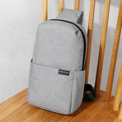 

Scarecrow MEXICAN Mens Chest Bag Casual Shoulder Messenger Bag Fashion Outdoor Sports Pocket Travel Small Backpack MMBD05190054BK01A Black