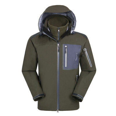 

Ontopcreeper mens jacket three-layer rubber two-piece 9665