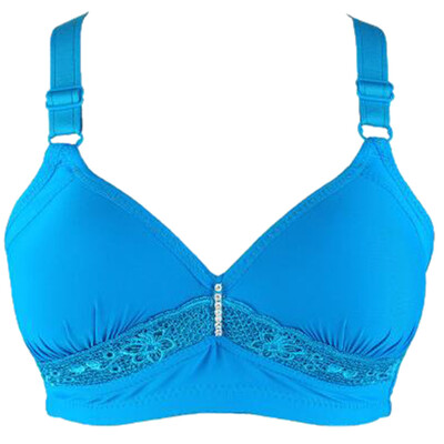 

Toponeto Women Sexy Underwear Gathered Underwear Wire Free Underwear Bra