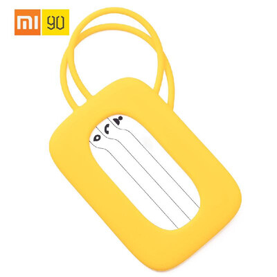 

Xiaomi 90fun Colorful Luggage Case Tag Label Travel Accessories Travel Suitcase Baggage Tag Cute Silicone Baggage Tag For Family T