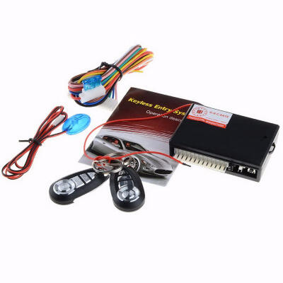 

Universal Car Auto Remote Central Kit Door Lock Vehicle Keyless Entry System With Remote Controllers Burglar Alarm