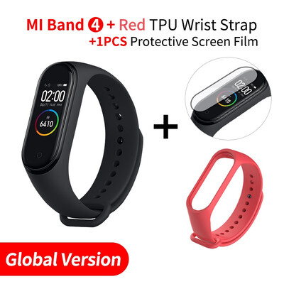 

Newest 2019 Original Xiaomi Mi Band 4 Smart Color Screen Bracelet Heart Rate Fitness 135mAh Bluetooth50 50M Swimming Waterproof
