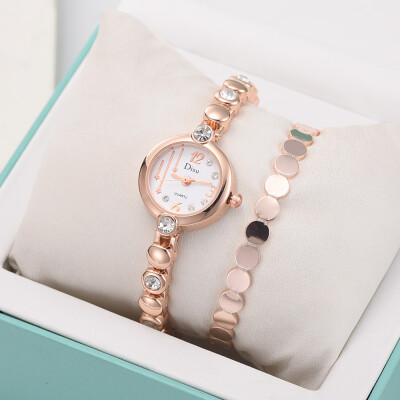 

RM Light Luxury Lady Temperament Watch Bracelet Set Chain Watch Birthday Gift