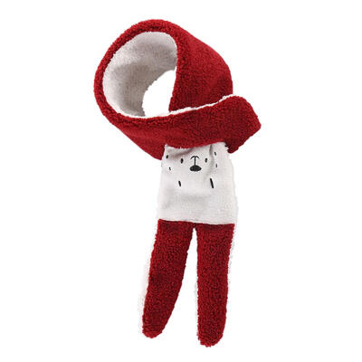 

Kids Scarf Baby Imitation Lambskin Autumn Winter Warm Collar Shawl Scarves