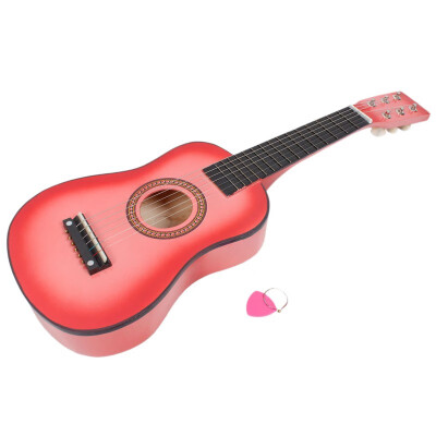 

Ktaxon New 21" 23" 25" 6 Strings Beginner Practice Acoustic Guitar Musical Instrument Child Kids Gift