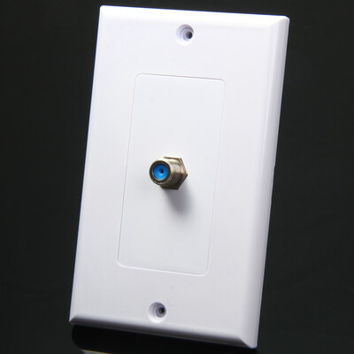

TL - 033 118 mm Single Port F Type CATV Audio Video Jack Wall Panel