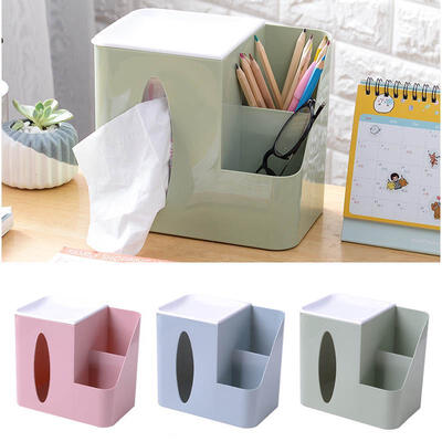 

Multifunctional Desktop paper towel box Sundries Storage