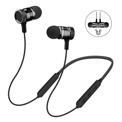 

M98 Sports Bluetooth Earphones Metal Magnetic Stereo Sound Earbuds USB Charging For iPhone SamSung Xiaomi