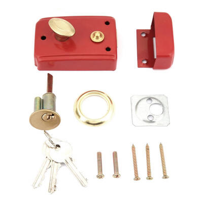 

Greensen Zinc Alloy Anti-theft Single Cylinder Rim Lock with 3 Keys for 45-55mm Door