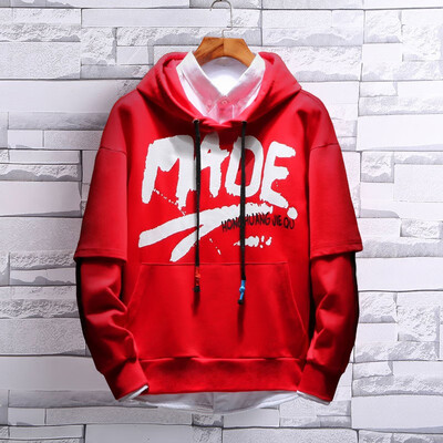 

FAN PAO casual sweatshirt hoodie Loose tops with hat sportwear SWEATS jumpers men tops clothes