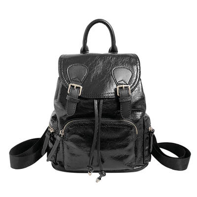 

Glitter Laser PU Leather Backpacks Women Girls Casual School Shoulder Bags