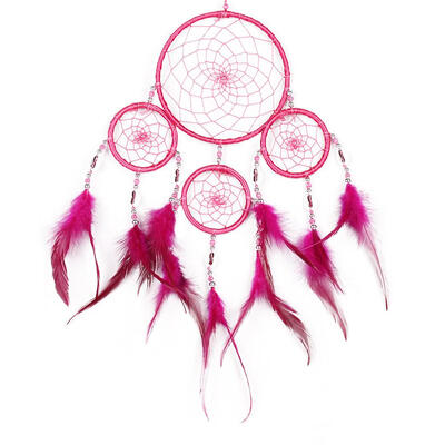 

Handmade six colors Dream Catcher Feathers Wall Hanging Decoration Ornament