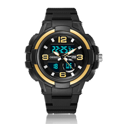 

OHSEN Austrian new multi-function calendar week electronic watch fashion sports waterproof tape electronic student table