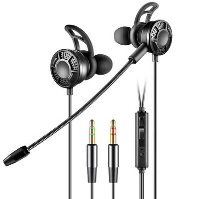 

T2 Dual 35mm Wired In-Ear Earphone Volume Control Headset Earbud with Mic