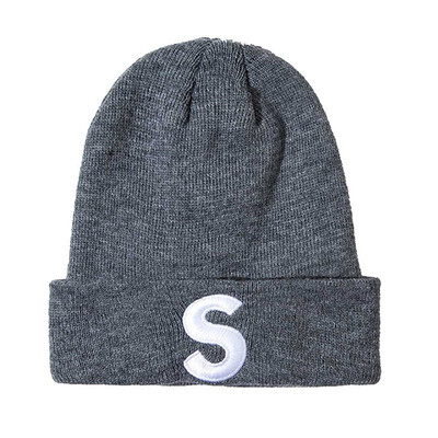 

Korean hat Fashion Women Winter All-match Knitted hat Thicken Embroidery Wool cap Keep warm Women Men Hedging cap