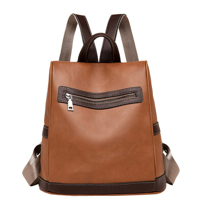 

Tailored Vintage Girl Leather School Bag Backpack Satchel Women Travel Shoulder Bag
