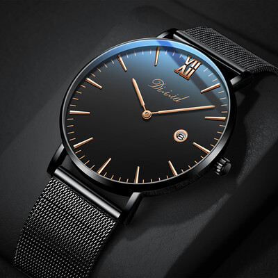 

Worm hole concept college entrance examination special watch mens thin ultra thin student trend Korean version of simple waterpro