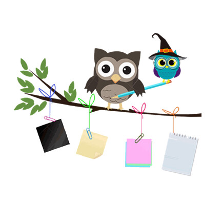 

Cartoon Owl Wall Stickers Kindergarten Wall Stickers 50 40cm