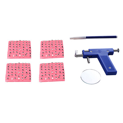 

Professional Blue Stainless Steel Nose Ear Navel Body Analgesia Ear Piercer Unit Tool Kit