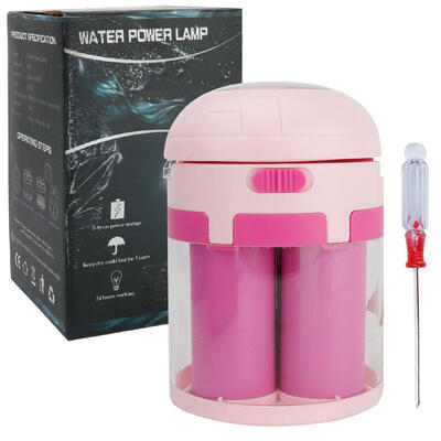 

Energy Saving LED SeaSalt Water Chemical Powered Night Light Portable Desk Lamp Chemical Powered Night Light