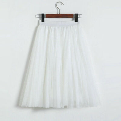 

Women Adult Tutu Tulle Skirt Underskirt Petticoat Wedding Princess Ballet Dress