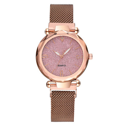 

RM Fashion Quartz Watch Women Stainless Steel Watchband Wristwatch Gift for Female