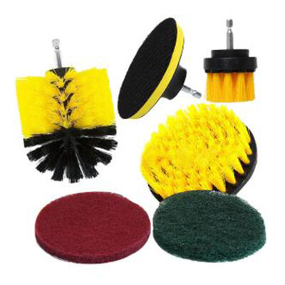 

6pcsset Electric Drill Brush Power Scrubber Cleaning Brush Tub Cleaner Tool