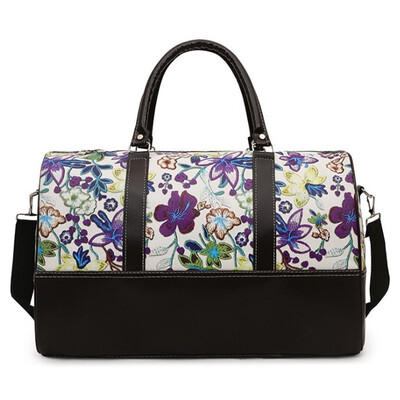 

Fashion Large Travel Handbags Women Famous Designer Brand Female Messenger Bags Luxury Flower Crossbody Traveling Shoulder Bag