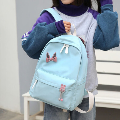 

Tailored Fashion Casual Backpack Nylon Large Capacity Student Computer Bag Travel Bag