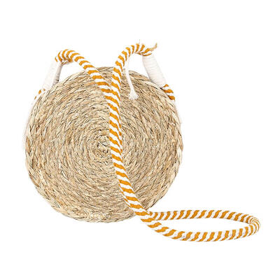 

Seaweed Straw Bags Women Knitted Casual Summer Beach Messenger Shoulder Bag