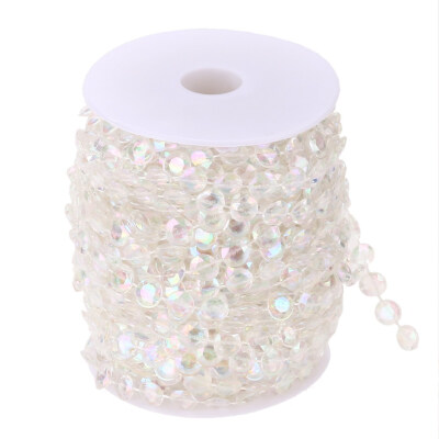 

99FT Garland Diamond Acrylic Crystal Bead Curtain Wedding DIY Party Decor