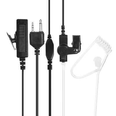 

Air Acoustic Tube Earbud Earpiece Earphone Mic for Midland Walkie Talkie