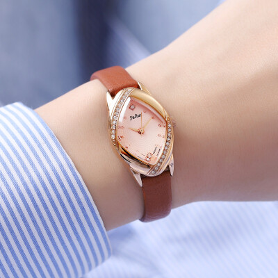 

New julius belt watch Korean fashion water drill watch retro womens watch waterproof quartz watch