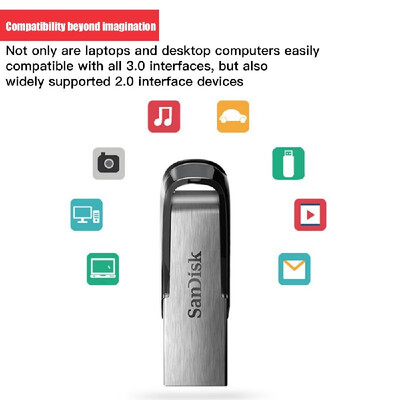 

SanDisk USB 30 Flash Drive 128G 64GB 32GB 16GB Memory Stick Pen Drives Pendrive Flashdisk U Disk 128GB