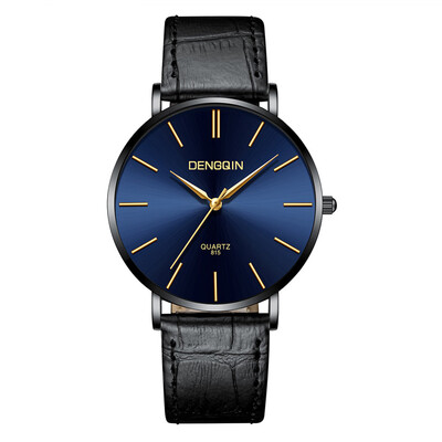 

Gobestart Luxury Quartz Sport Military Stainless Steel Dial Leather Band Wrist Watch