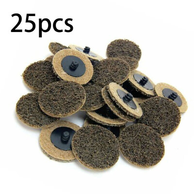 

25Pc 2 Coarse Grit Conditioning Roll Lock Surface Sanding Disc Made Accessory