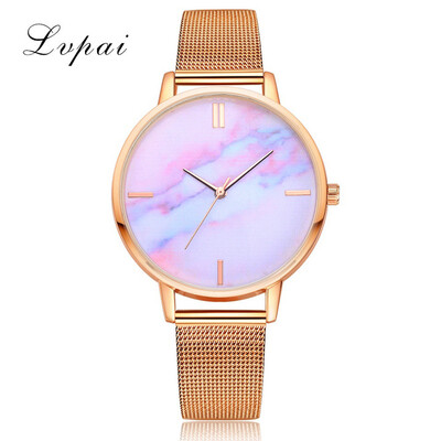 

Women Watches Rose Gold Dial Starry Sky Ladies Quartz Wristwatch Fashion Alloy Mesh Belt Strap Clock Casual Relogio Feminino