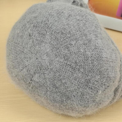 

New Fashion Women Knitted Hat Ruffle Ornament Many Colors Thick Warmer Cap Headwear