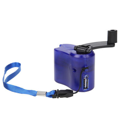 

Portable USB Phone Emergency ABS Charger 55V Hand Crank Travel Charger