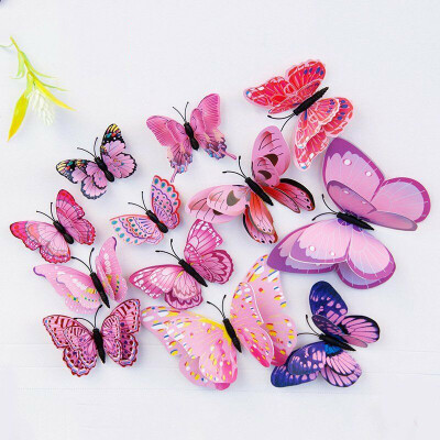 

Colourful 3D Butterflies Wall Art Stickers Wall Decal Home Decor Girls Room GIFT