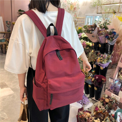 

The Simple Chao Brand Backpack&Shoulder Bag for Senior High School Students in Korean Version