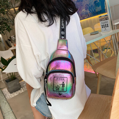 

Fashion trend chest bag handbag 2019 new foreign air bag girl Messenger bag wild ins fashion shoulder bag