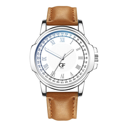

Gobestart Hot Man Leather Watch Whatever Late Anyway Letter Watches New Pointer glow